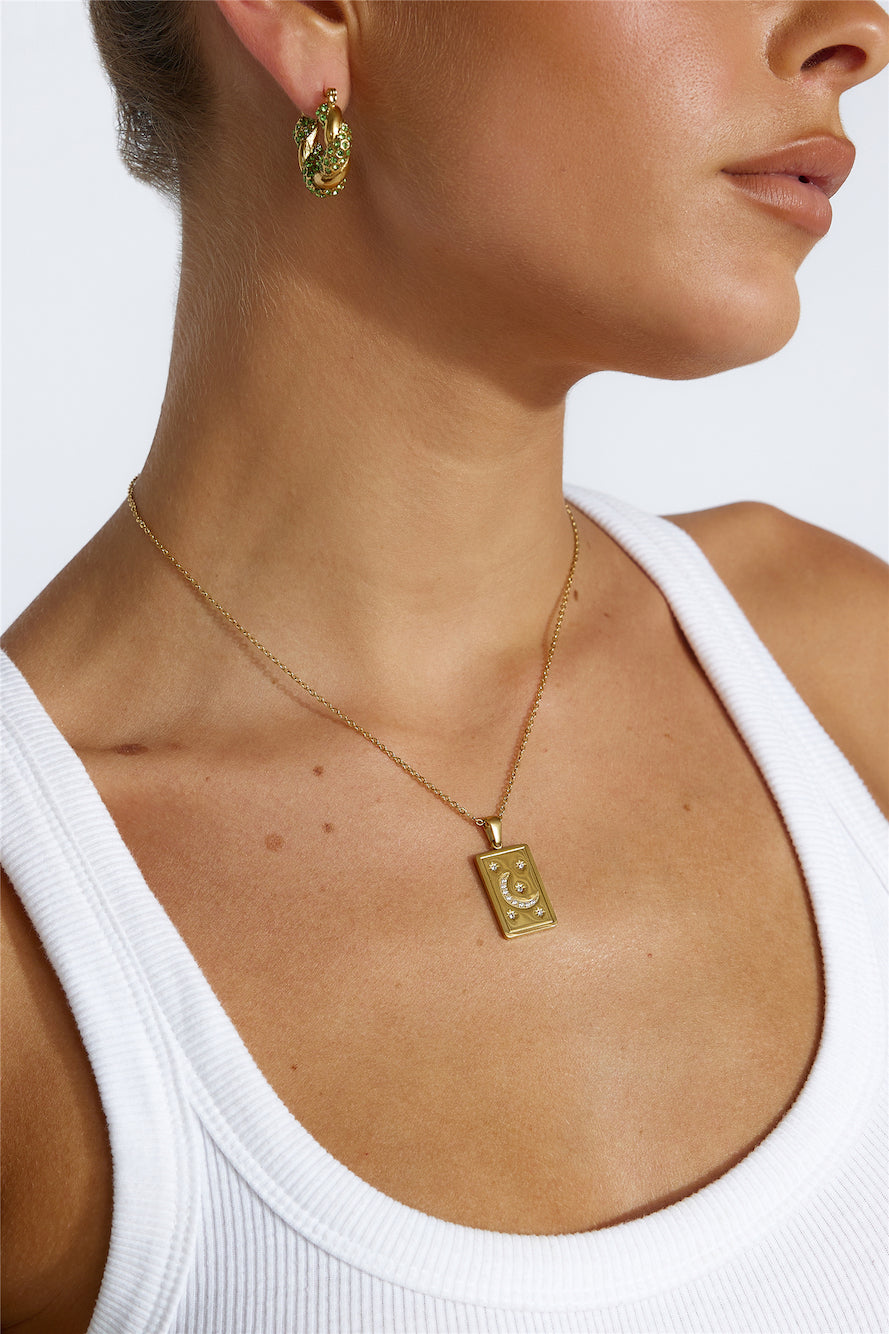 18K Gold Plated Star Rise Necklace-CALLISTARI
