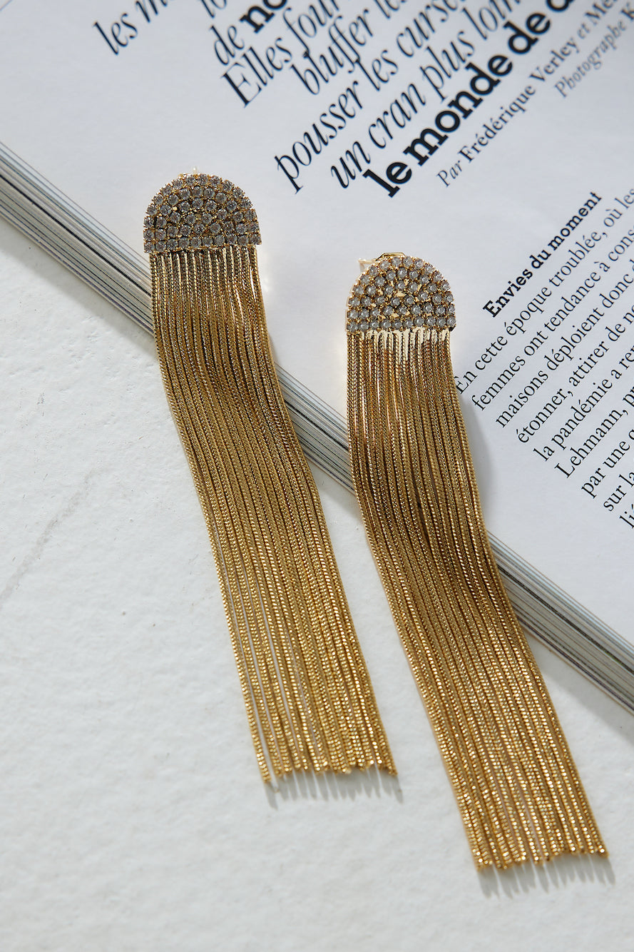 18k Gold Plated Golden Times Earrings Gold-CALLISTARI