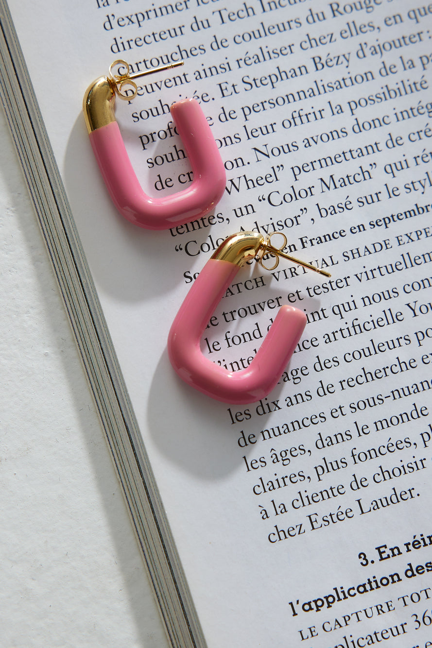 18k Gold Plated Dipped In Love Earrings Gold-CALLISTARI