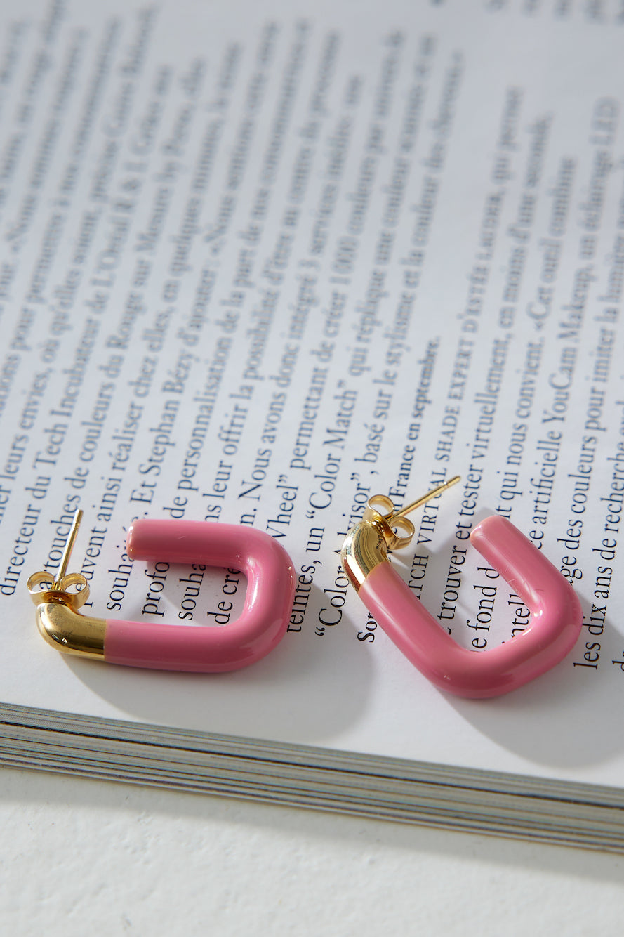 18k Gold Plated Dipped In Love Earrings Gold-CALLISTARI