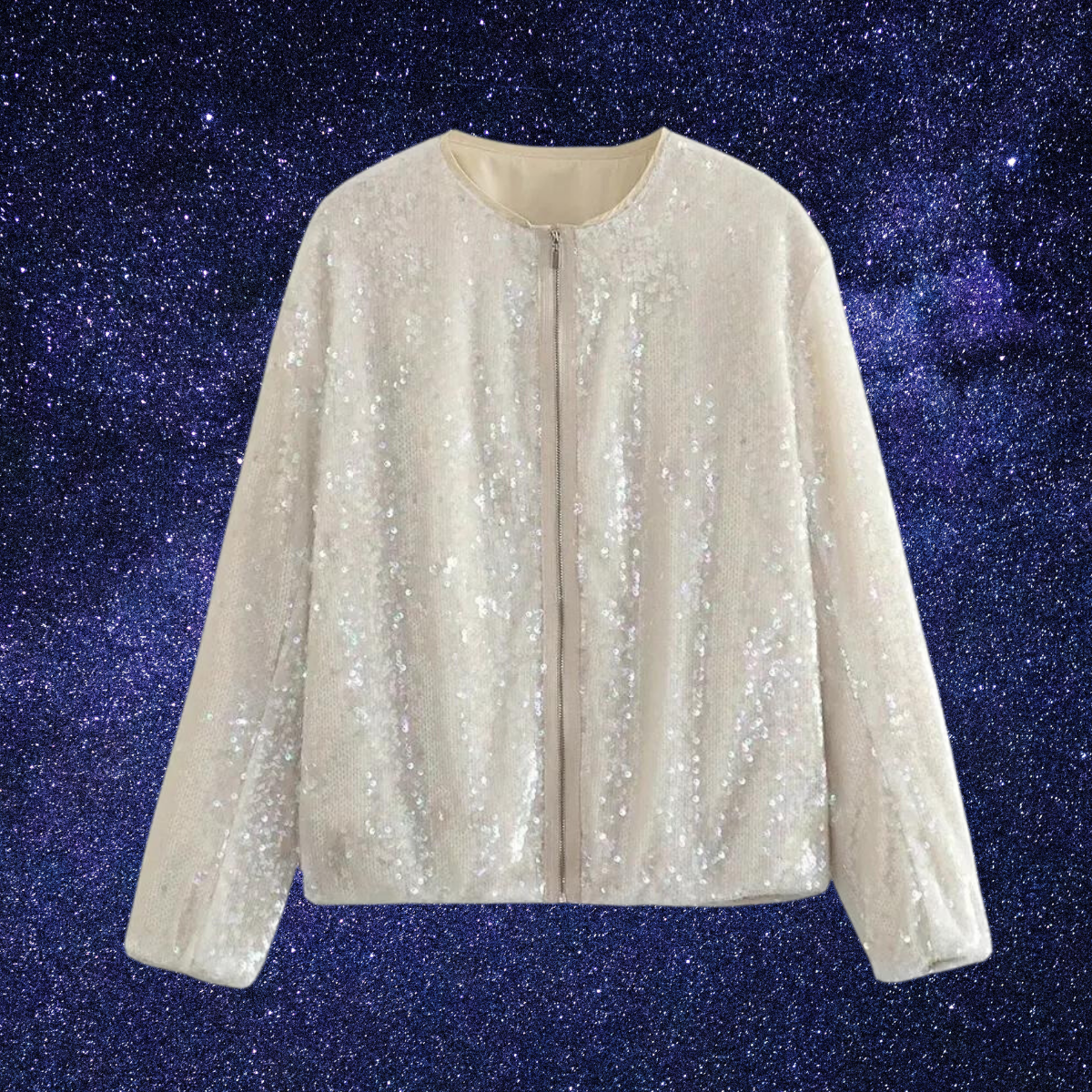 Leocadia - Schicker, modischer, glänzender Bomber-Hauptstraße-Mantel-CALLISTARI