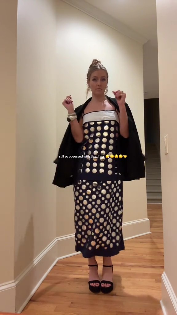 Callistari Handmade layered mirrored dress-CALLISTARI