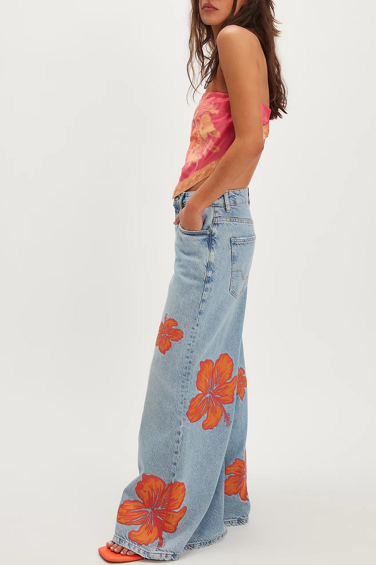 Palisades Wide-Leg Jeans-ROVOLE