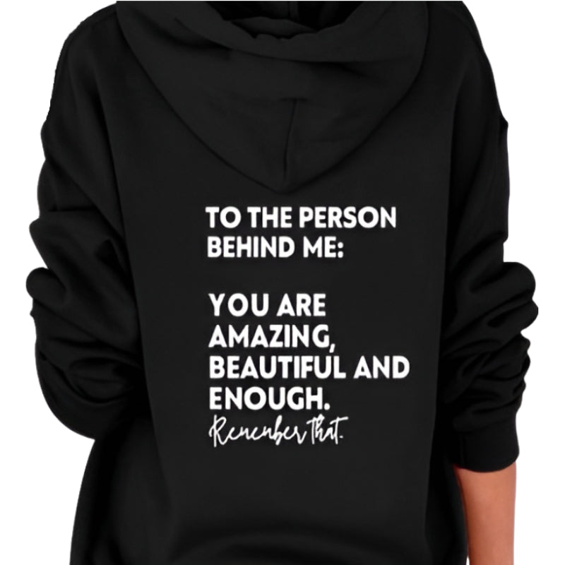 You Matter Printed Casual Hoodie-CALLISTARI