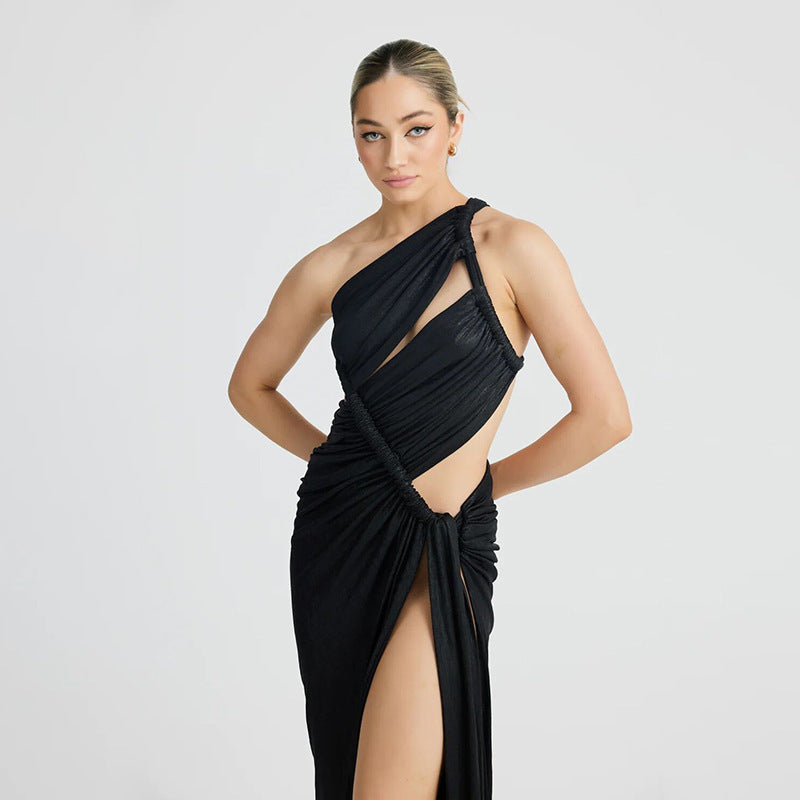 Aphrodite Metallic Cocktail Dress-CALLISTARI
