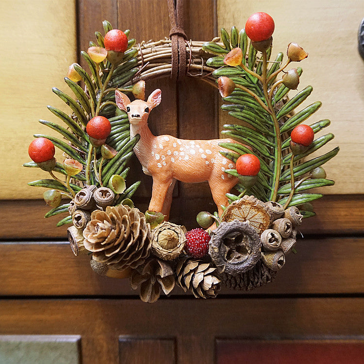 Christmas Forest Sika Deer Car Hanging-CALLISTARI