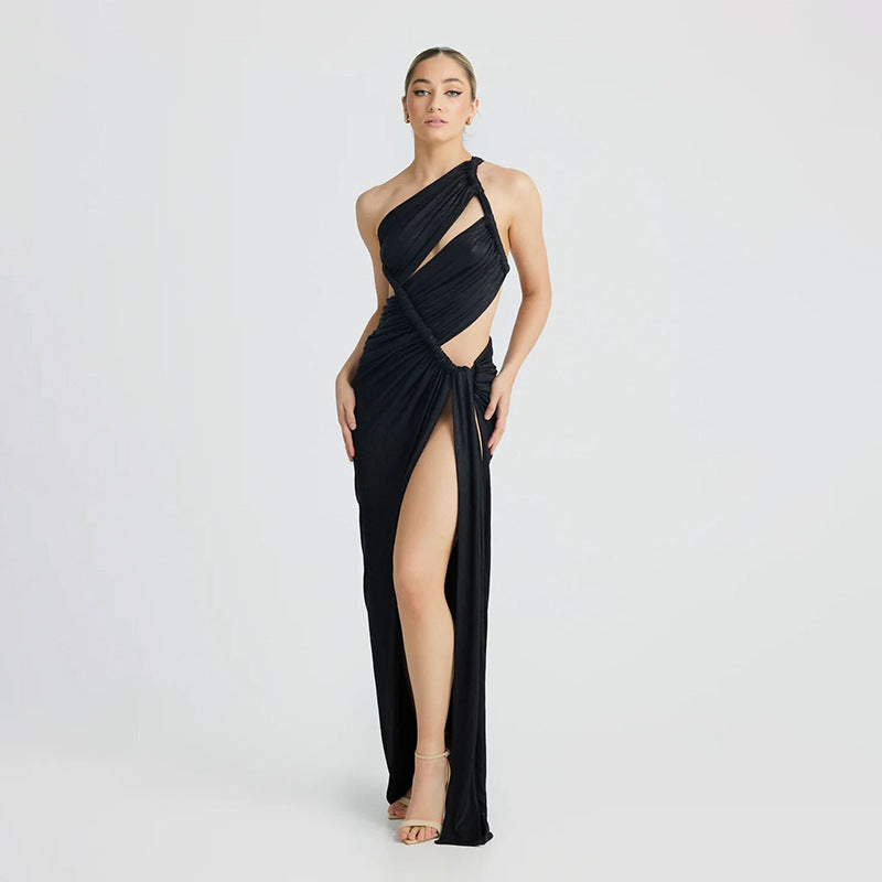 Aphrodite Metallic Cocktail Dress-CALLISTARI
