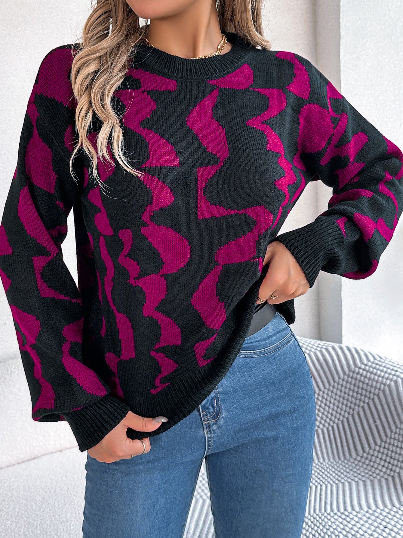 Seleneia Knitted Sweater-Mesadic