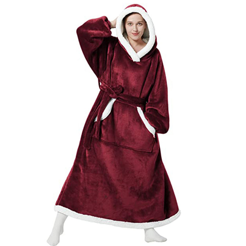 Oversized Winter Pullover Blanket Hoodie-CALLISTARI