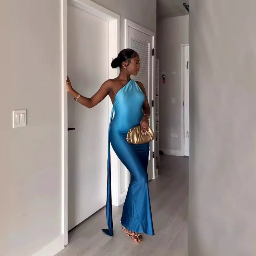 Sophia Dress Gradient Maxi Dress-CALLISTARI