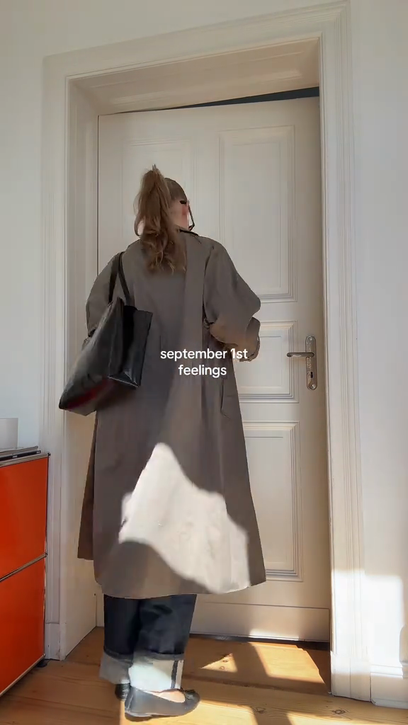 Taupe Trench Coat