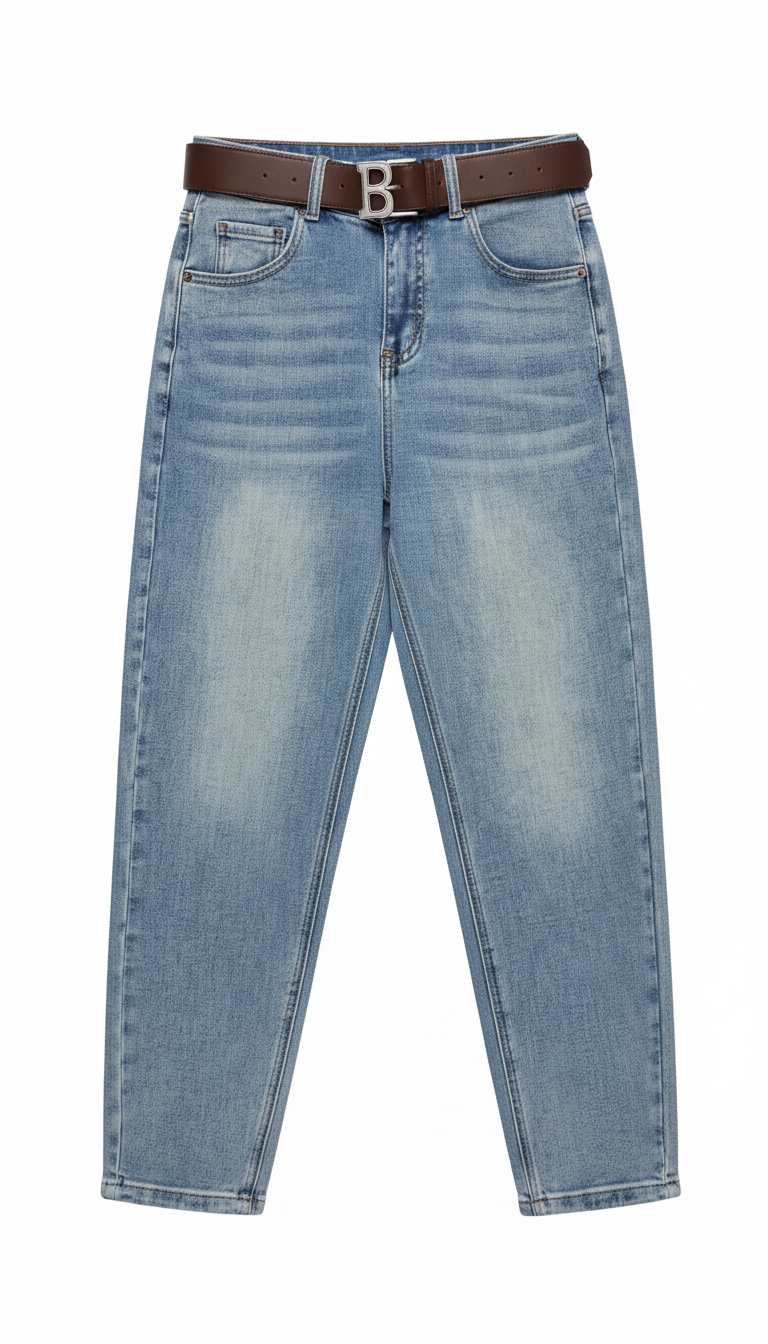 Emblem  Light Wash Jeans
