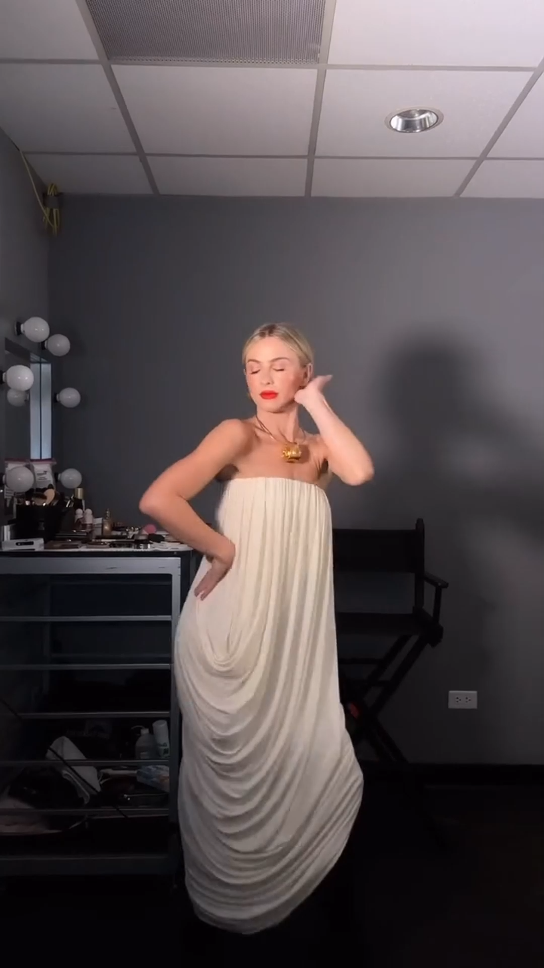 Asymmetric draped bodycon dress