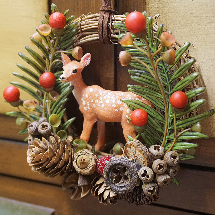 Christmas Forest Sika Deer Car Hanging-CALLISTARI
