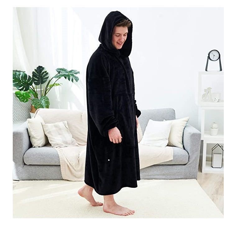 Thick And Cozy Flannel Hooded Blanket-CALLISTARI
