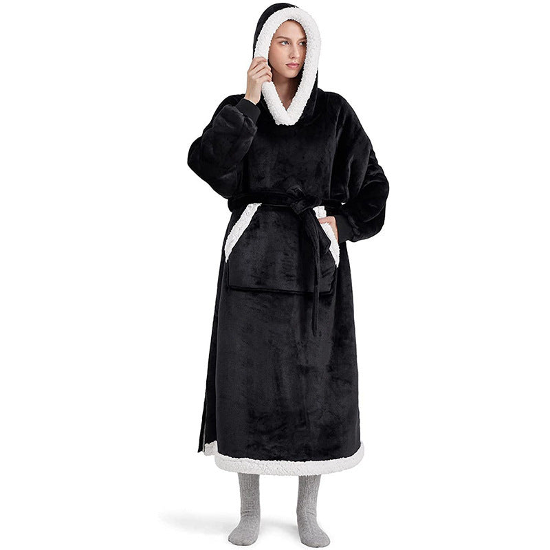 Oversized Winter Pullover Blanket Hoodie-CALLISTARI