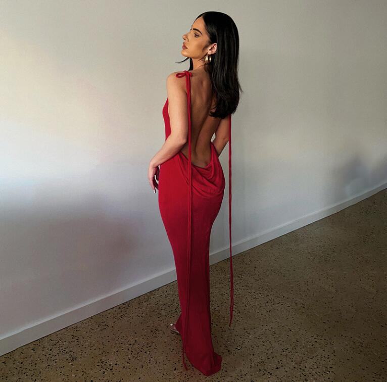Mabel Halter Maxi Dress-CALLISTARI