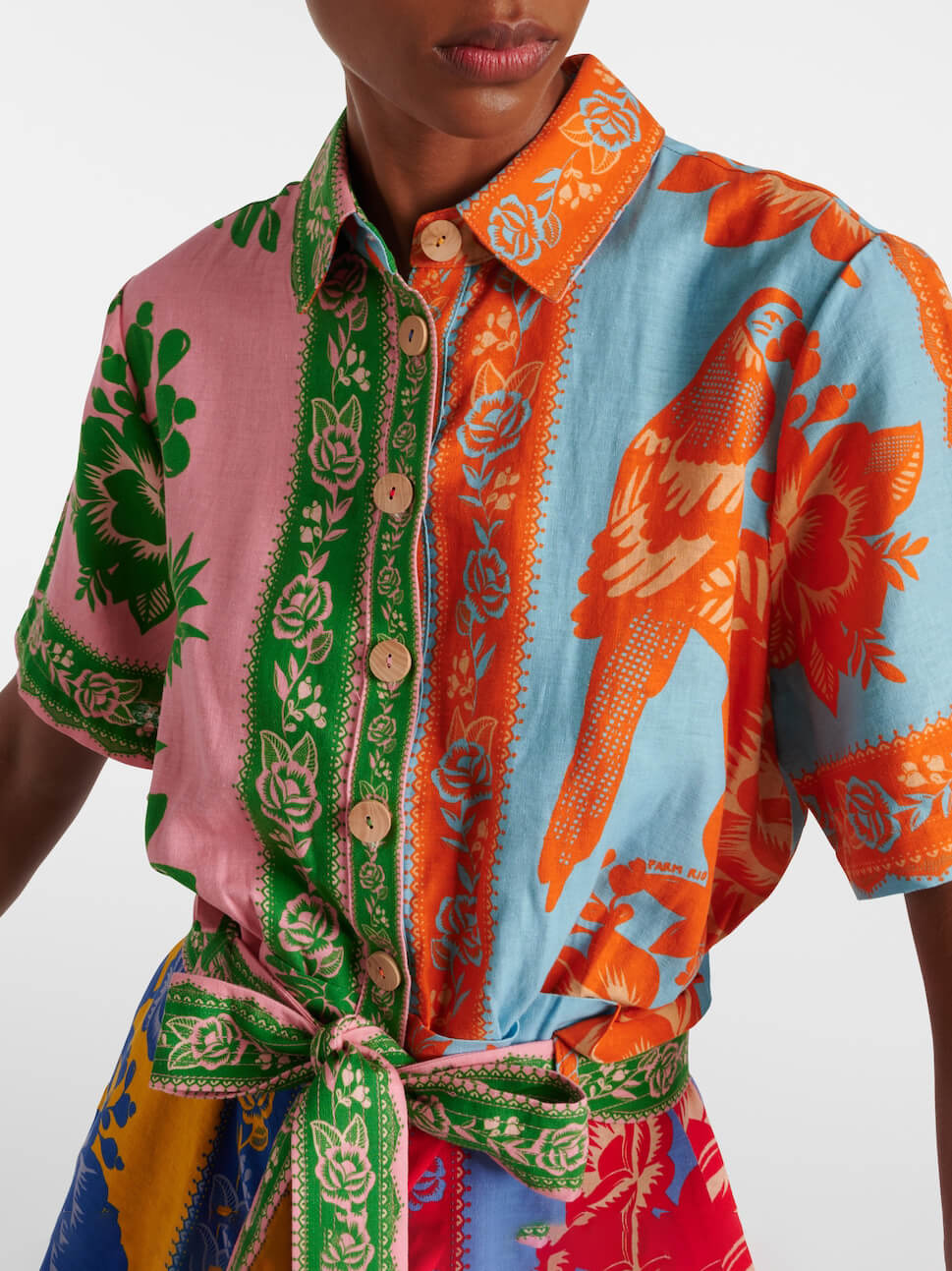 Unique Vintage Floral Print Belted Jumpsuit-CALLISTARI