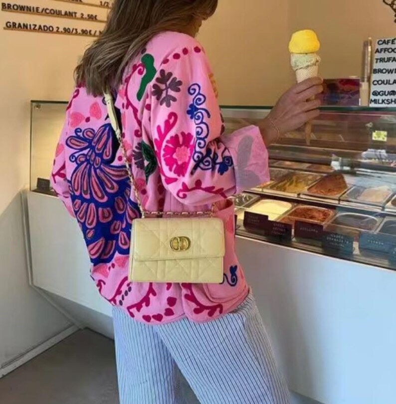 Cute Graffiti Style Print Thin Jacket-CALLISTARI