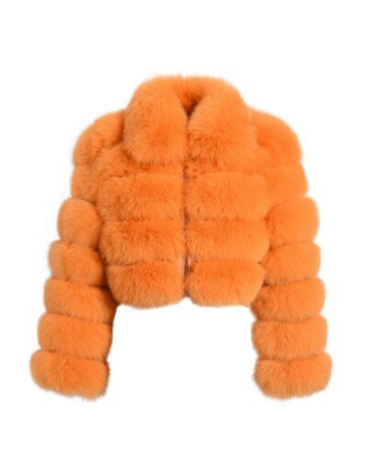 Collar Faux Fur Bubble Coat-CALLISTARI