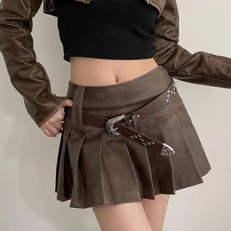 Vintage Star Studded Carved Belt-CALLISTARI