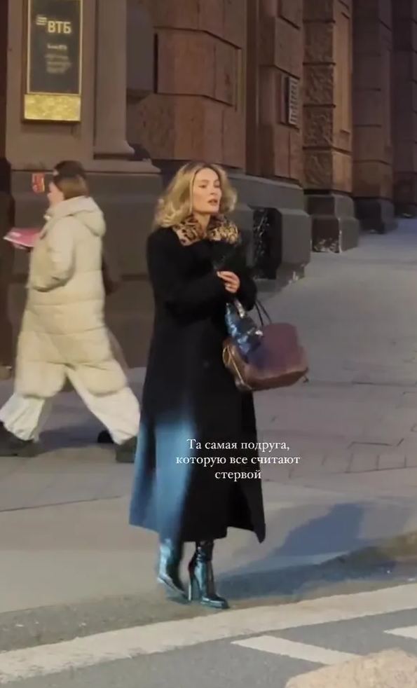 Black leopard print fur collar winter coat