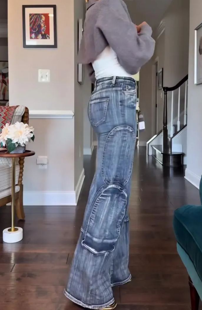 Party Pocket Stretch Washed Jeans