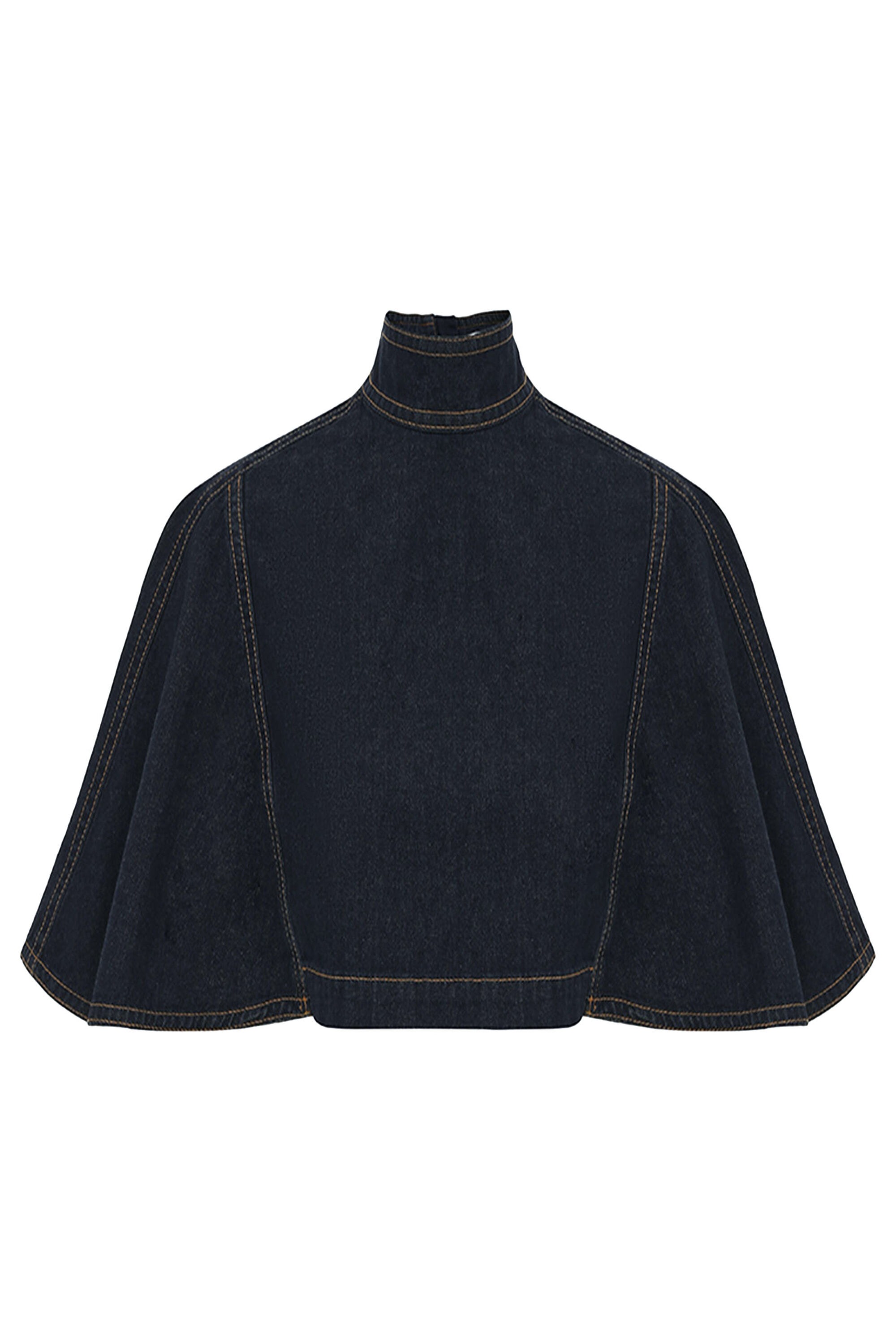  Wash Denim Crop Top & Trousers