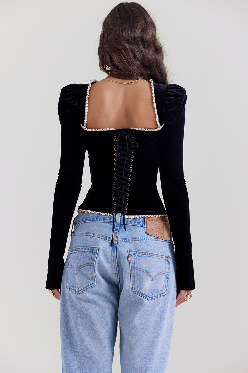 Black Velvet Corset-CALLISTARI