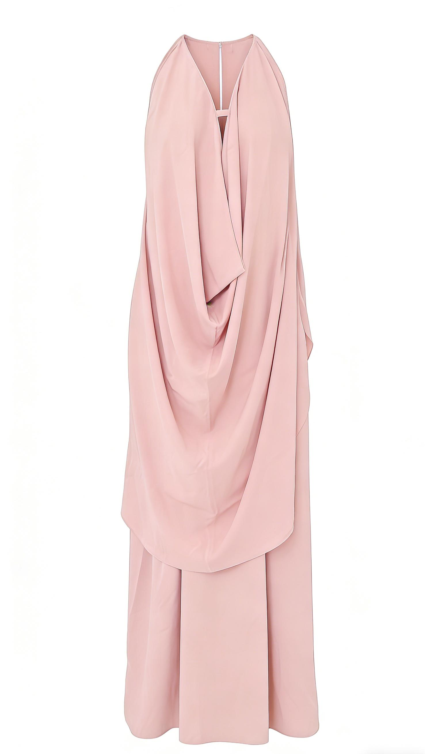 Ruffled backless top and wide-leg pants set