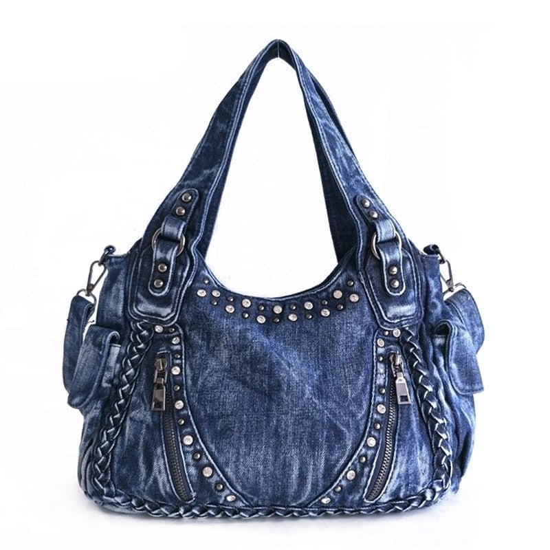 Taboo Denim Handbag-CALLISTARI