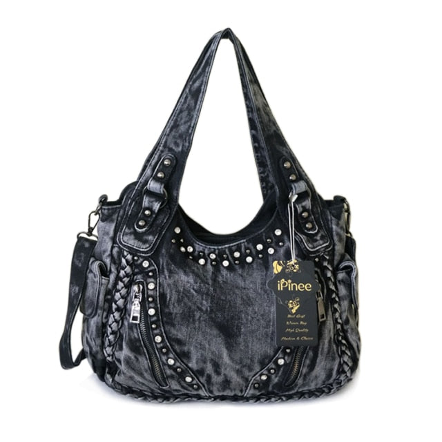 Taboo Denim Handbag-CALLISTARI