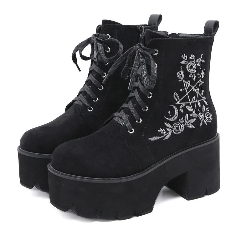 Chunky Zipper Boots-CALLISTARI