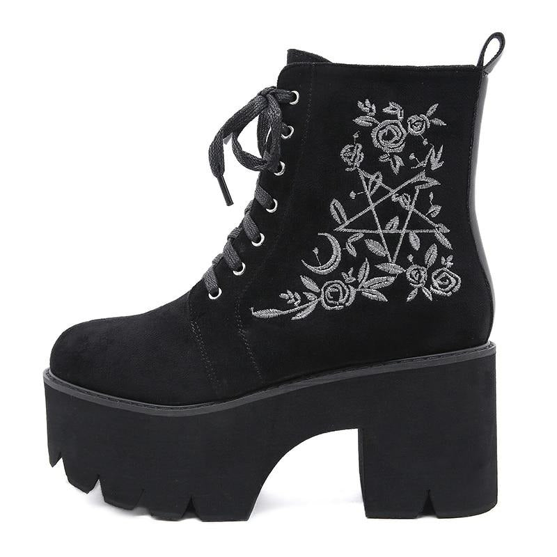 Chunky Zipper Boots-CALLISTARI