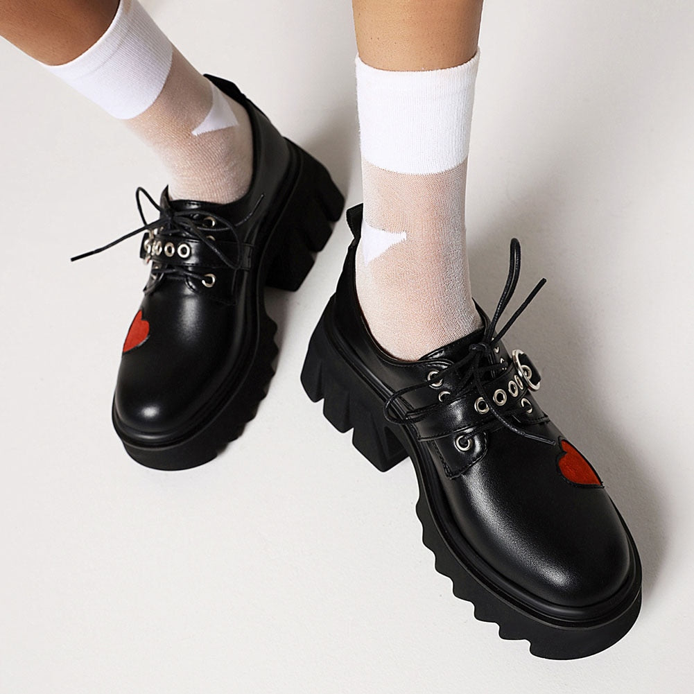 Platform Heart Shoes-CALLISTARI