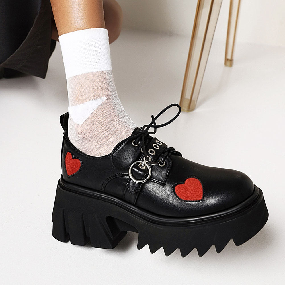 Platform Heart Shoes-CALLISTARI