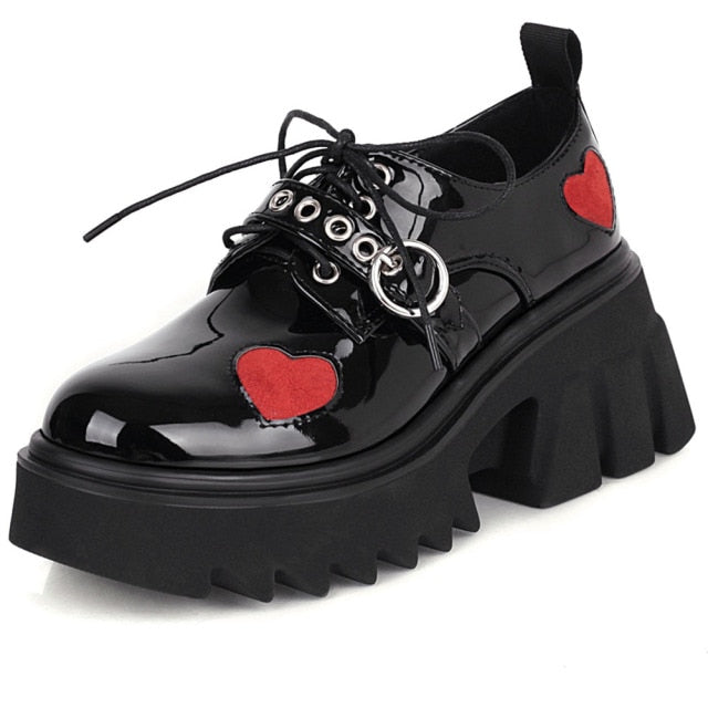 Platform Heart Shoes-CALLISTARI