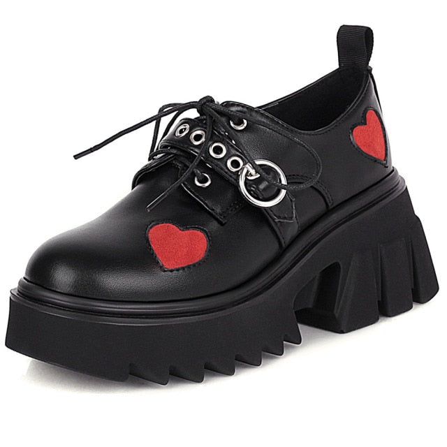 Platform Heart Shoes-CALLISTARI