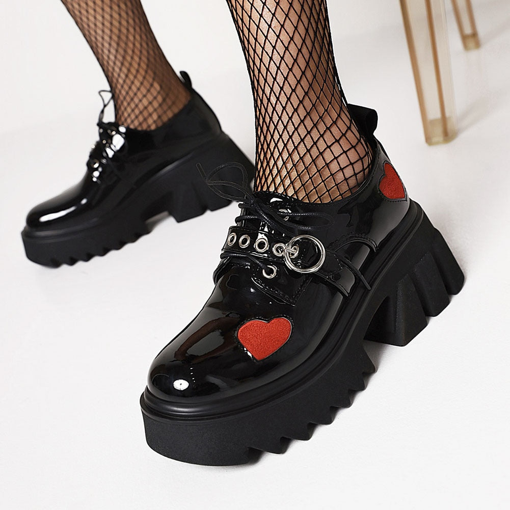 Platform Heart Shoes-CALLISTARI