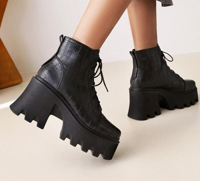 Leather Vanessa Boots-CALLISTARI