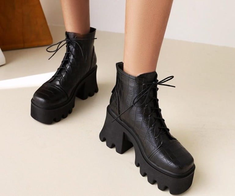 Leather Vanessa Boots-CALLISTARI
