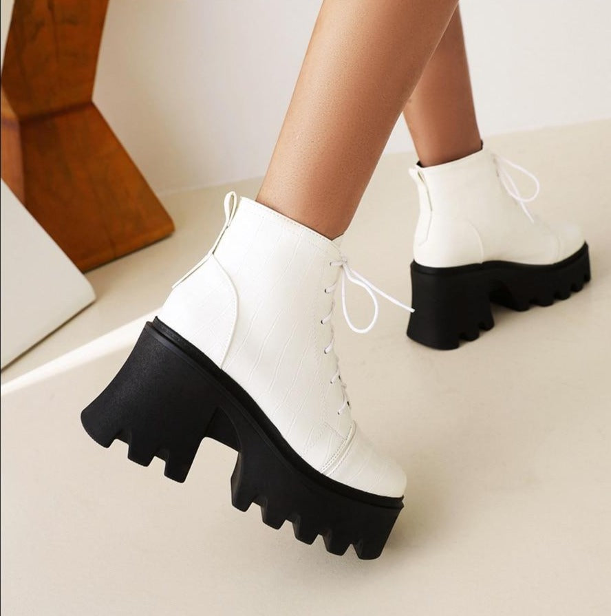 Leather Vanessa Boots-CALLISTARI
