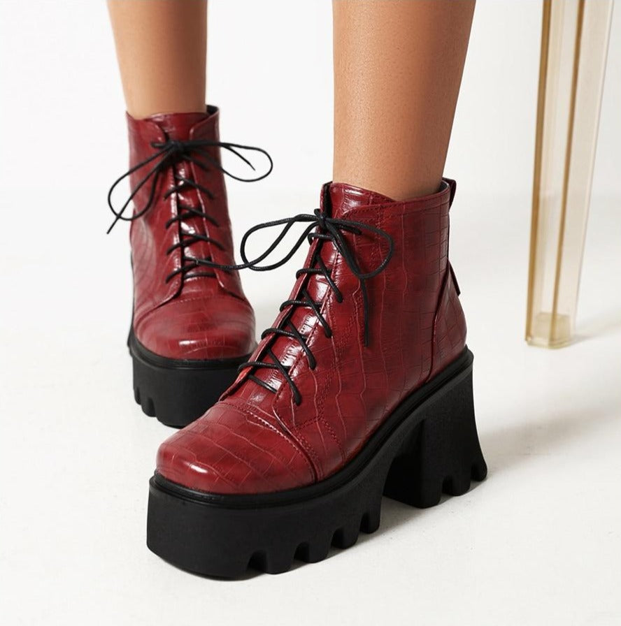 Leather Vanessa Boots-CALLISTARI