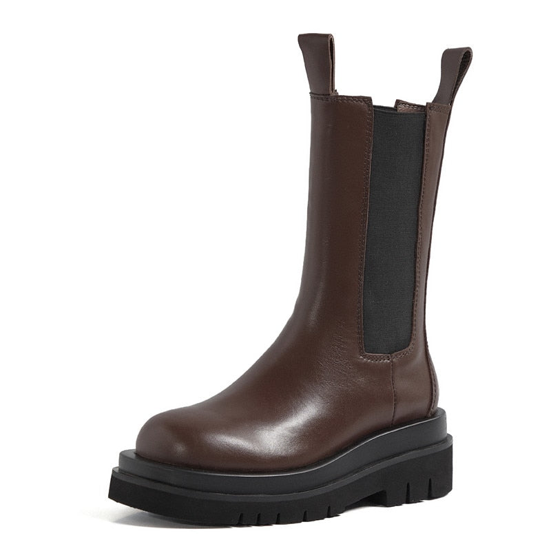 Genuine Leather Velvet Shoes-CALLISTARI