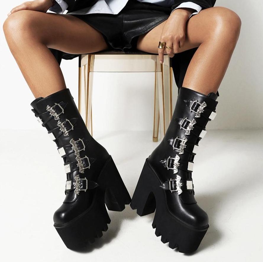 Bat Platform Boots-CALLISTARI