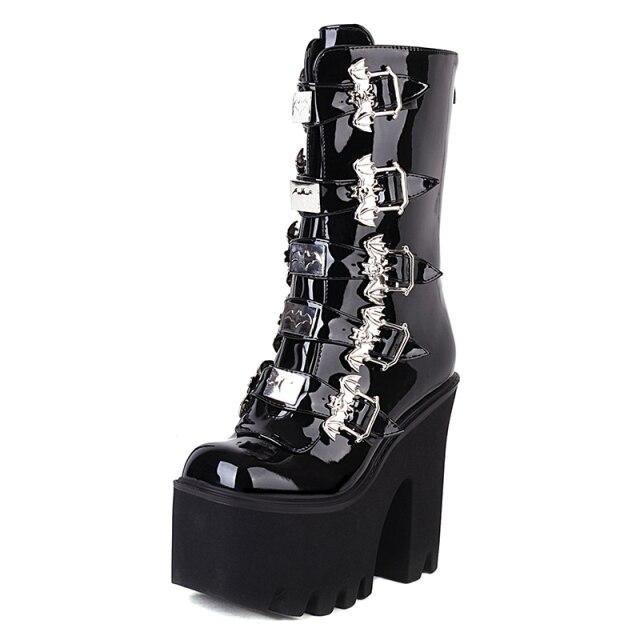 Bat Platform Boots-CALLISTARI