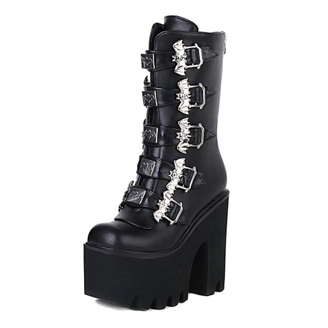 Bat Platform Boots-CALLISTARI