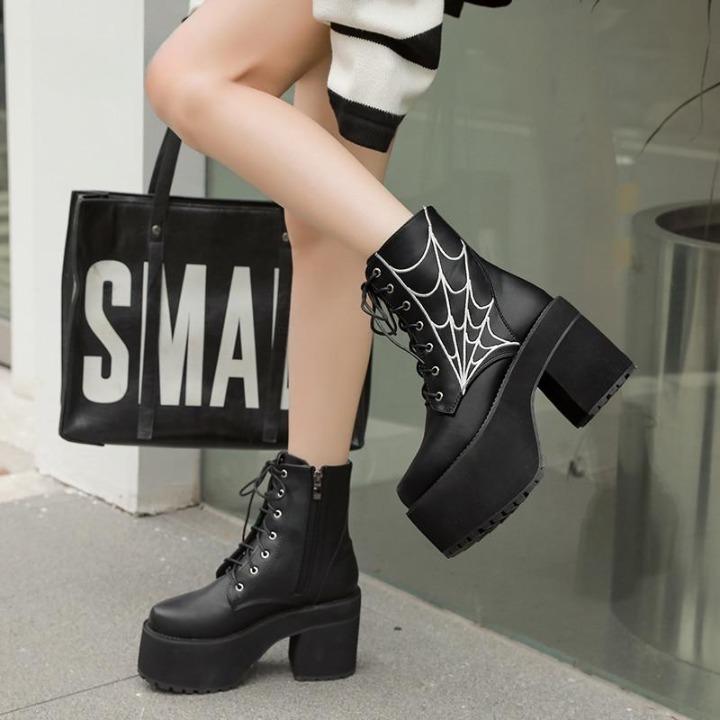 Web Ankle Boots-CALLISTARI