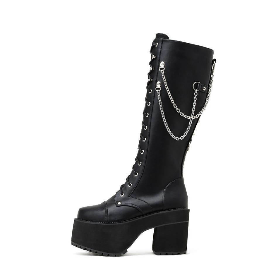 Combat Long Boots-CALLISTARI