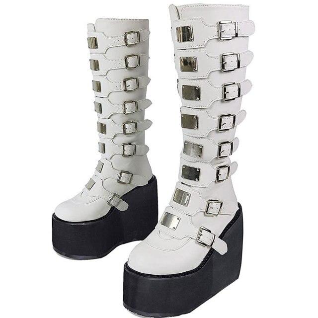 Metal Long Boots-CALLISTARI